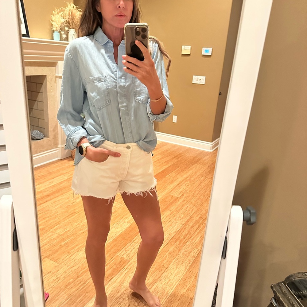 Cloth & Stone Anthropologie Blue Denim Shirt